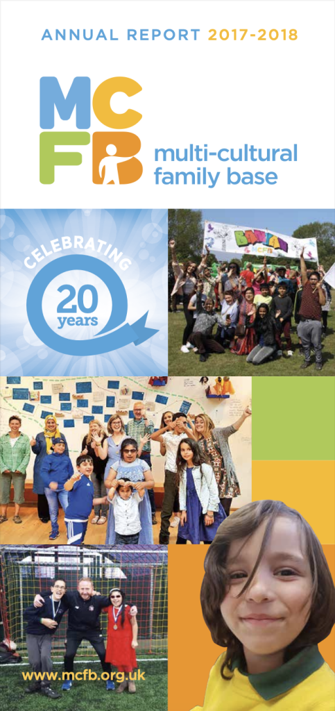 The cover of our annual report 2017-2018